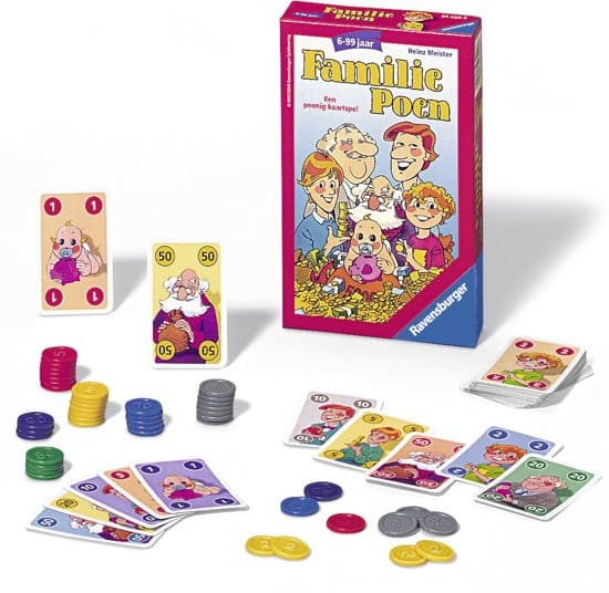 educatief speelgoed - familie poen kaartspel