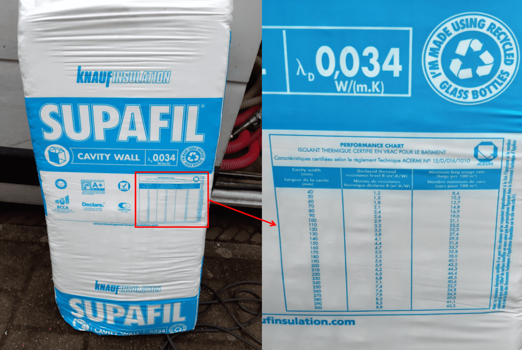 knauf supafil tbv spouwmuurisolatie