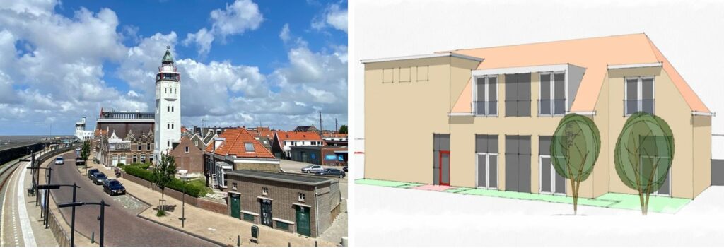 voorbeeld van transformeren van horecazaal naar appartementen